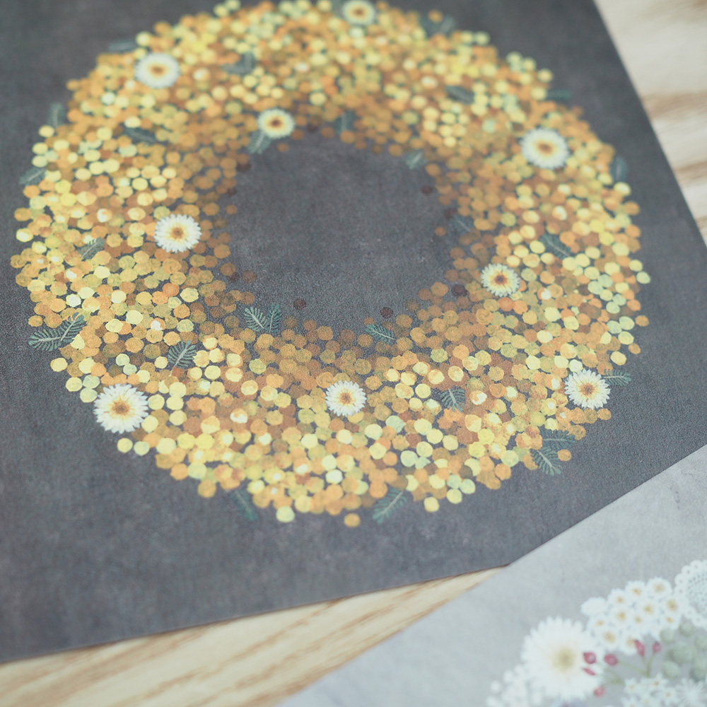 リースカードを飾るホルダーセット